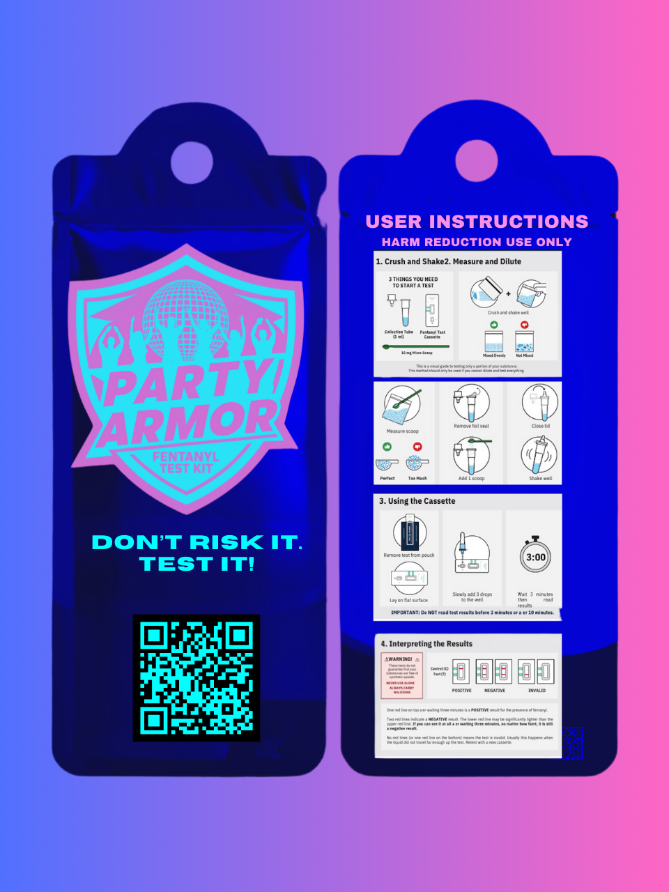 Party Armor Kits packaging design
